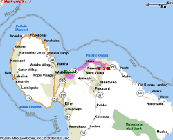 Map of Maui